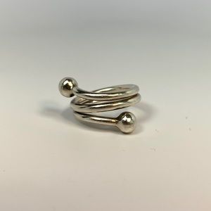 925 Sterling Silver Spiral Ring